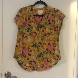 Maeve Yellow Floral Blouse